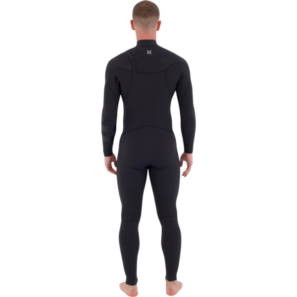 2026 Hurley Mens Plus 5/3mm Chest Zip Wetsuit MFS0012504 - Black